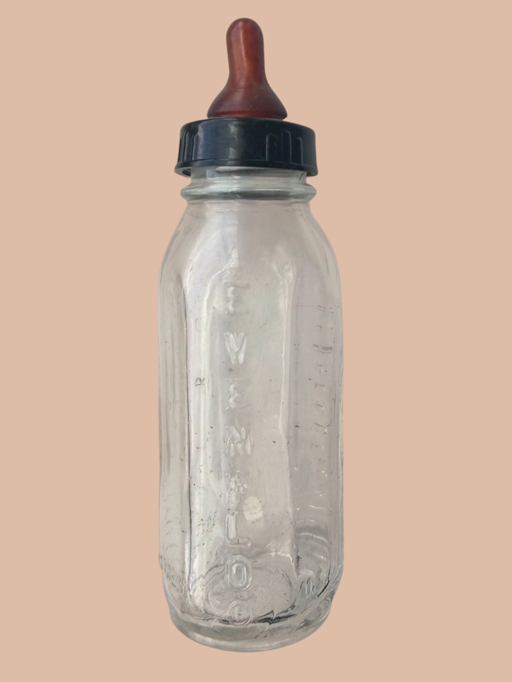 1940’s Evenflo Miniature Glass Toy Baby Bottle
